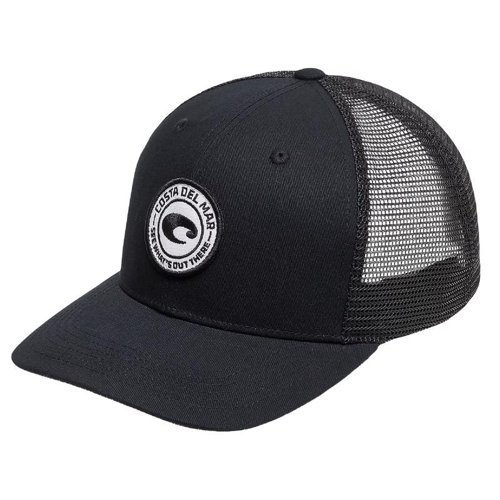 Costa Medallion Trucker Hat Black One Size Fits All