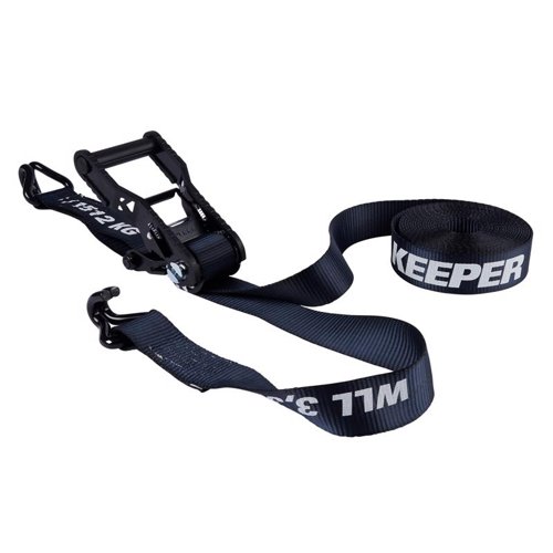 Keeper Extreme Webbing 2 in. W X 27 ft/lb L Black Ratchet Tie Down 3333 lb 1 pk