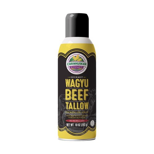 Cornhusker Kitchen Wagyu Beef Tallow Cooking Oil Spray 10 oz Canister