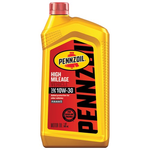 Pennzoil High Mileage 10W-30 4-Cycle High Mileage Motor Oil 1 qt 1 pk