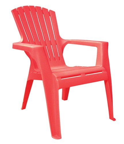 Adams Kids Cherry Red Polypropylene Frame Adirondack Chair