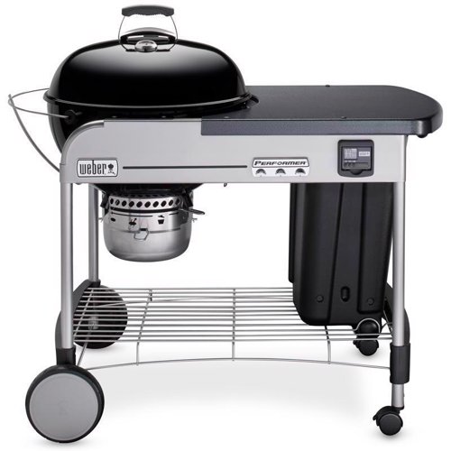 Weber 22 in. Performer Premium Charcoal Grill Black