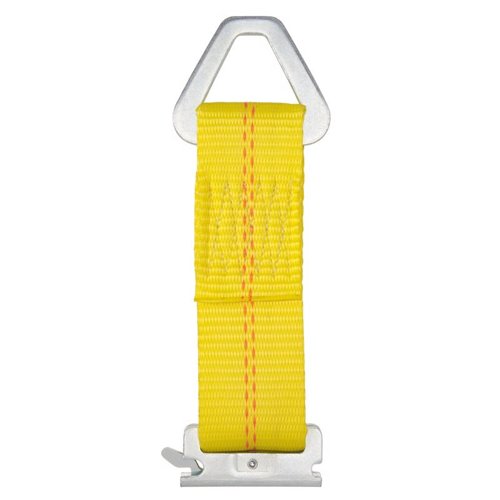 Keeper 2 in. W X 7 in. L Yellow E-Track Tie-Off 2000 lb 1 pk