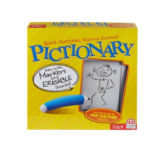 Mattel Erasable Marker Pictionary Game