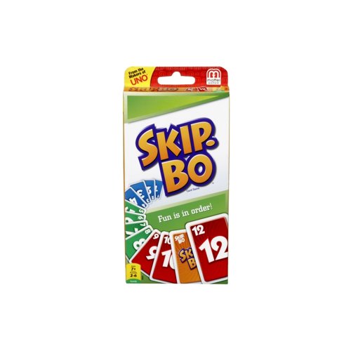 Mattel Skip-Bo Card Game Multicolored 162 pc