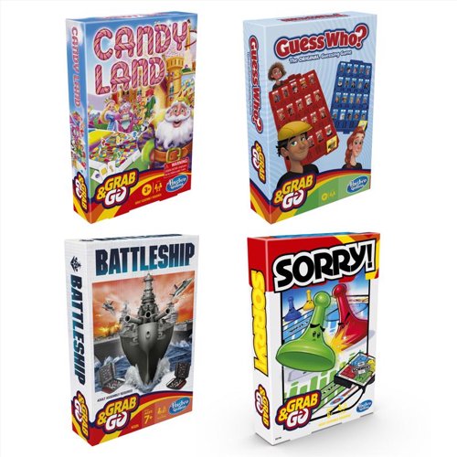 Hasbro Grab & Go Assorted Travel Games