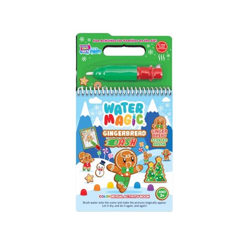 Scentco Water Magic North Pole Gingerbread Activity Book Multicolored 1 pc