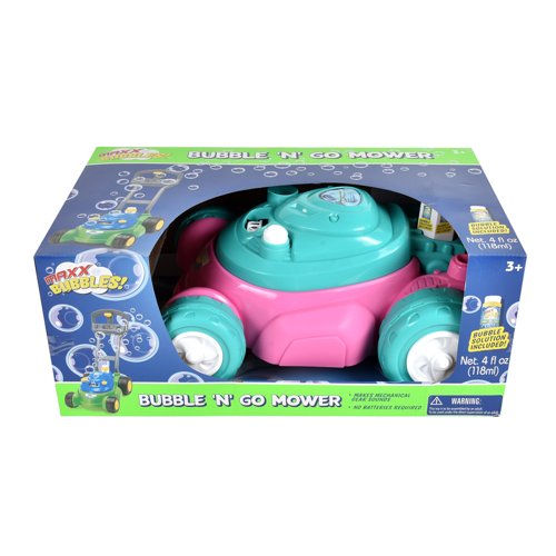 Maxx Bubbles Bubble N Go Mower Pink 1 pc