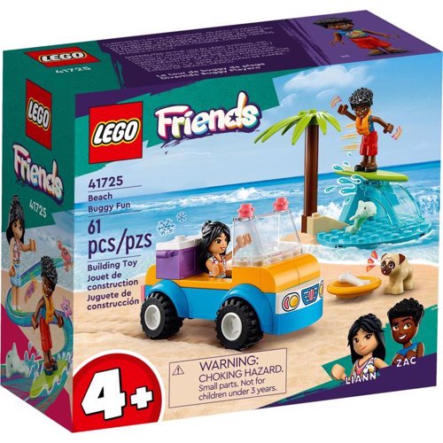 LEGO Friends Beach Buggy Fun Building Set Multicolored 61 pc