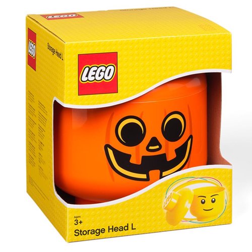 LEGO Licensed Pumpkin Large Storage Head Orange 1 pc