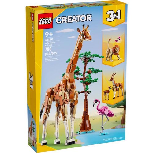 LEGO Creator Creator LEGO Creator Creator Wild Safari Animals Multicolor 780 pc