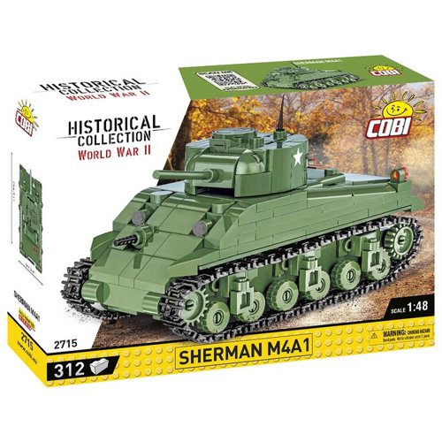 COBI Sherman M4A1 Tank Block Set Green 312 pc