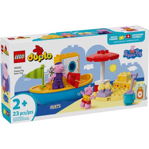 LEGO DUPLO Peppa Pig Boat Trip Building Set Multicolored 23 pc