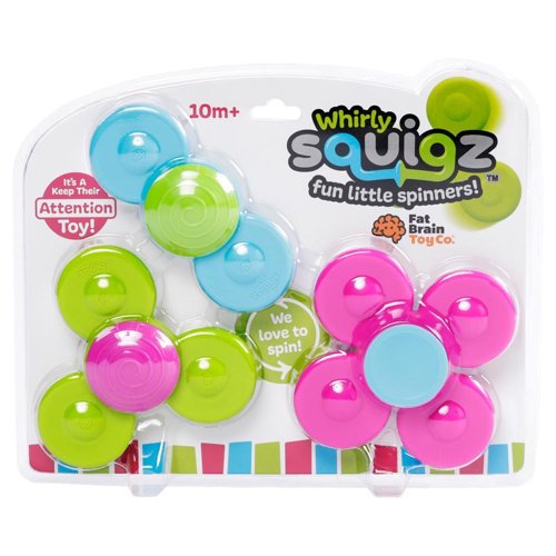 Fat Brain Toy Whirly Squigz Multicolored