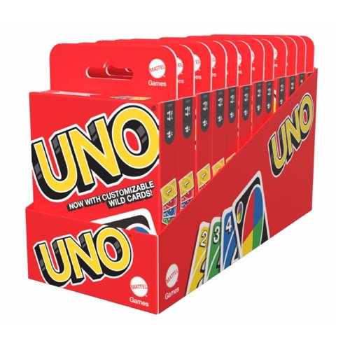 UNO Colorblind Accessible Card Game Multicolored 108 pc