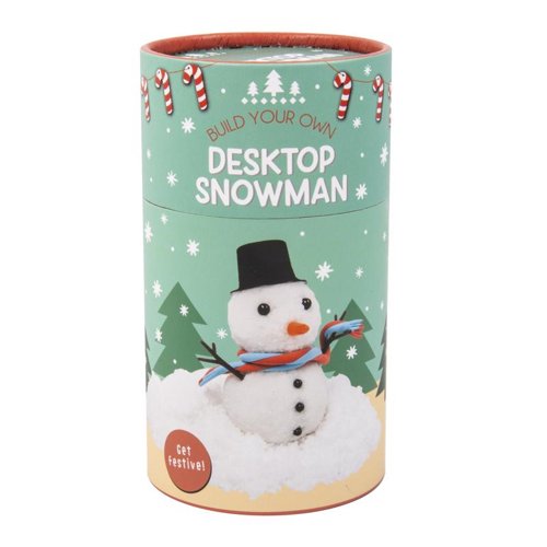 Fizz Make Your Own Desktop Snowman Craft Set Multicolored