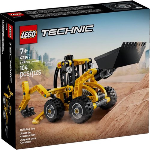 LEGO Technic Backhoe Loader Building Toy Multi 104 pc