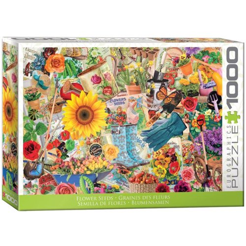 Eurographics Flower Seeds Puzzle Multicolored 1000 pc