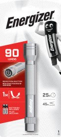 Energizer Metal Pocket Size LED Torch 25 Hour Run Time 2AA Silver 634041