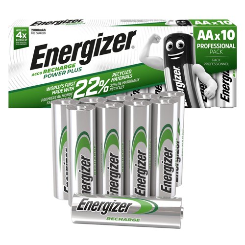 0 Energizer Power Plus Rechargable AA Pack of 10