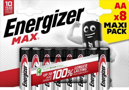 Energizer Max E91/AA Battery Pack 8