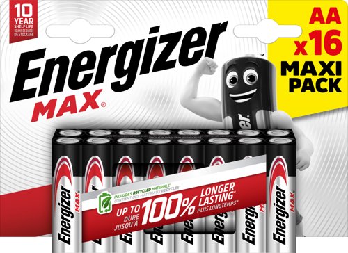 Energizer Max E91/AA Battery Pack 16