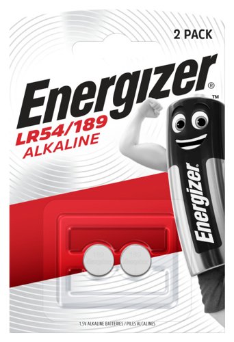 0 Energizer Alkaline LR54 Coin Cell Pack of 2