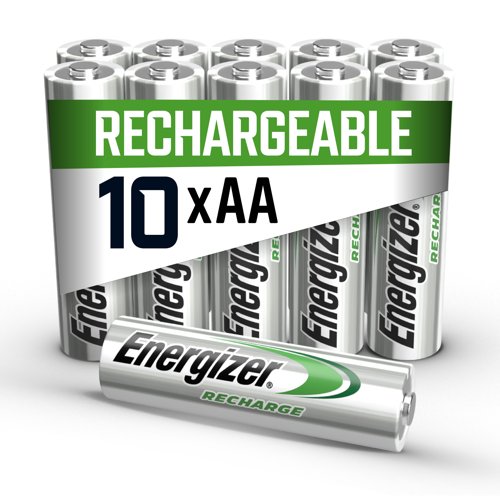 Energizer Rechargeable Power Plus AA Battery Pack of 10