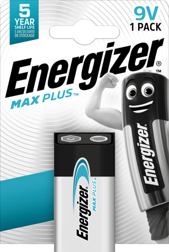 0 Energizer Max Plus Alkaline 9V Single Pack 