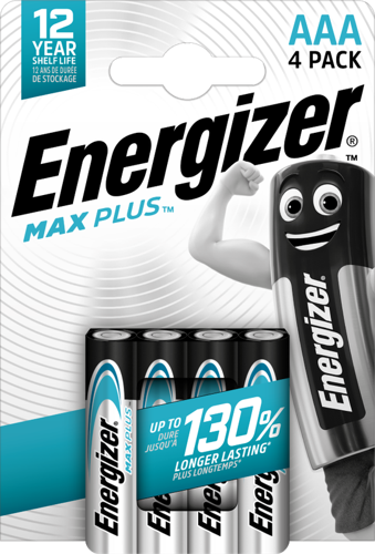 0 Energizer Max Plus Alkaline AA Pack of 8