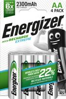Energizer Rechargeable Extreme AA Battery 2300mAh (Pack 4) - 416893
