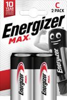 Energizer Max C Alkaline Batteries (Pack 2) - E300837800