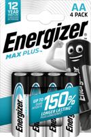 Energizer Max Plus AA Alkaline Batteries (Pack 4) - E301323602