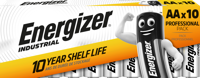 Energizer Industrial Alkaline AA Battery Pack of 10