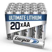 Energizer Lithium AA Battery Pack of 20