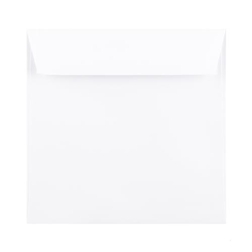 Wallet Peel & Seal Square Super White 120gsm 155 x 155mm No Opaque (Box 500) Code C03155PS