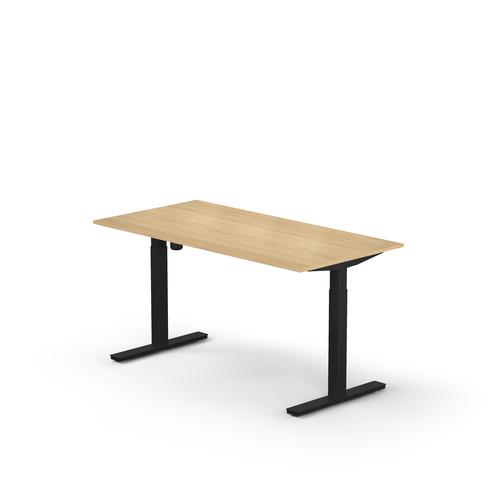 Lutz Rectangular desk W. 1200 x D. 800 x Thk. 19 mm light oak