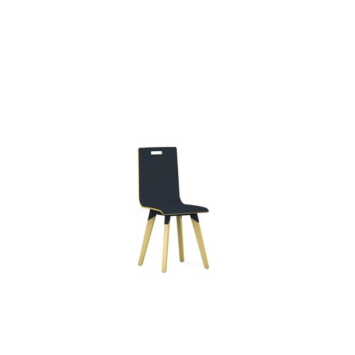 Evasion chair - 4 legs black
