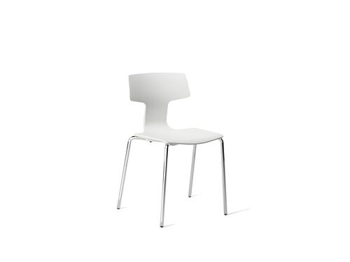 Tara chairs - set of 4 in white polypropylene 
