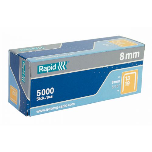 Rapid 13/8mm Galvanised Staples (Pack 5000) 11835600