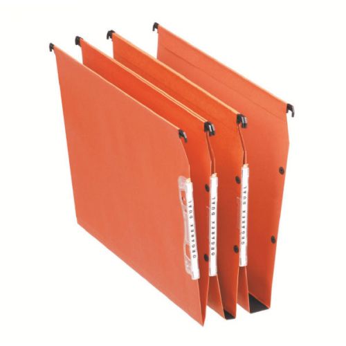 Esselte Orgarex 50mm Lateral File A4 Orange (Pack of 25) 21630