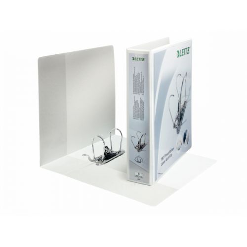 Leitz Panorama 180 Presentation Lever Arch Polypropylene A4 Plus 80mm Spine Width White (Pack 10) 42250001