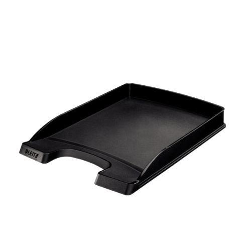 Leitz Plus Slim Letter Tray Black 52370095