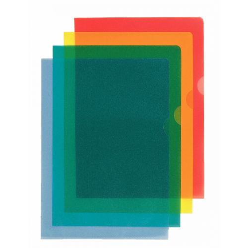 Esselte Copy-safe Folder Plastic Cut Flush A4 Green Ref 54838 [Pack 100]