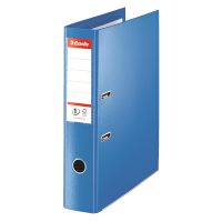 Esselte FSC No. 1 Power Lever Arch File PP Slotted 75mm Spine Foolscap Blue Ref 48085 [Pack 10]