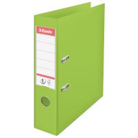Esselte 75mm Lever Arch File Polypropylene A4 Green (Pack of 10) 624069