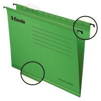 Esselte Classic A4 Green Suspension File (Pack of 25) 90318