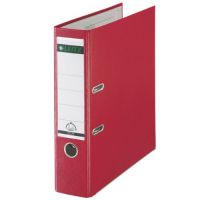 Leitz FSC Lever Arch File Plastic 80mm Spine A4 Red Ref 10101025 [Pack 10]