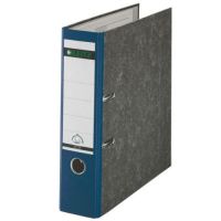 Leitz FSC Standard Lever Arch File 80mm Capacity A4 Blue Ref 10801035 [Pack 10]