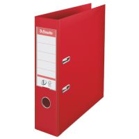 Esselte No.1 Lever Arch File Polypropylene A4 75mm Spine Width Red (Pack 10) 811330